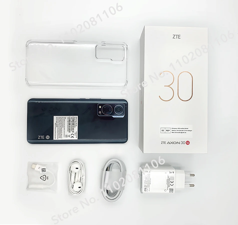 Kup Globalna Wersja ZTE Axon 30 5G Smartphone Pod Ekranem Kamera 6.92 ''120Hz Wyświetlacz AMOLED Snapdragon 870 Octa Core 65W ładowanie NFC
