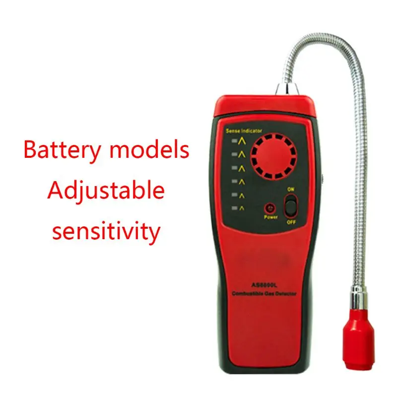 

652F Light Weight Combustible Gas Detector Handheld AS8800L Combustible Gas Analyzer Automotive Easy to Carry and Operate