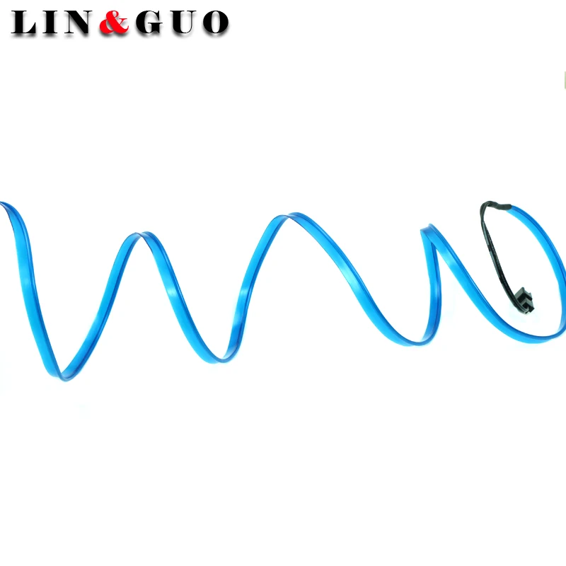 Новый стиль светлый неоновый гибкий трос EL водонепроницаемая светодиодная лента