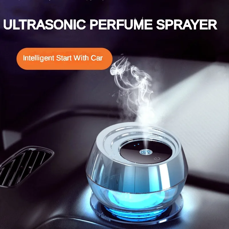 

Car Smart Perfume Aromatherapy Essential Oil Diffuser Automatic Atomizing Air Freshener with The Car To Start Stop The Interior