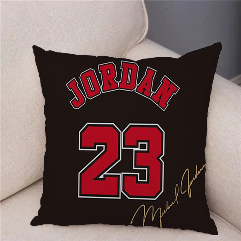 Чехол для подушки в клетку с принтом Майкла Джордана полиэстер хлопок