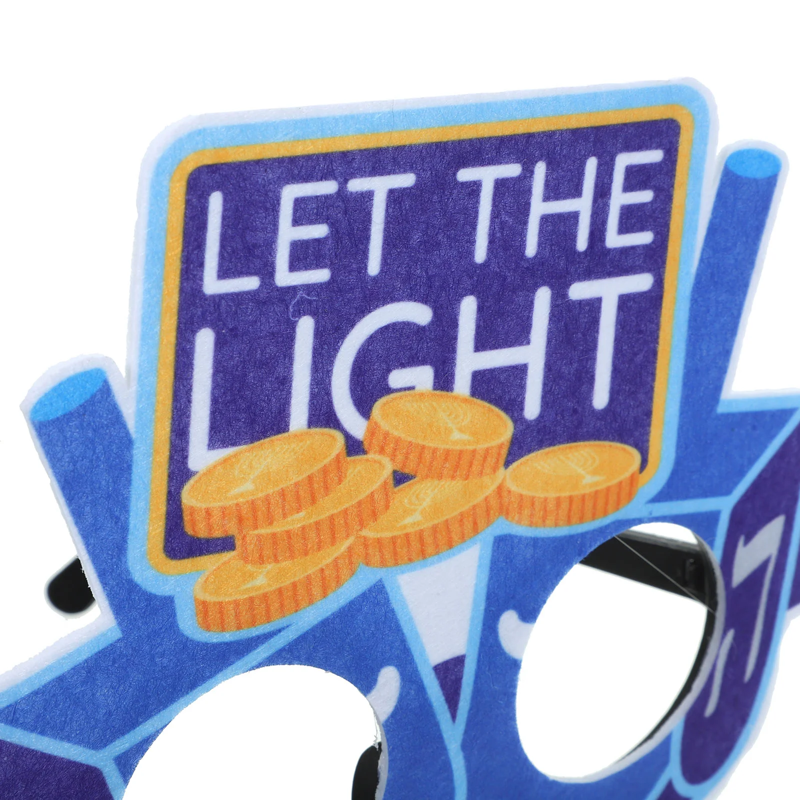 6 шт. украшения держатель для очков Хануки аксессуары костюмов фетр пластиковый