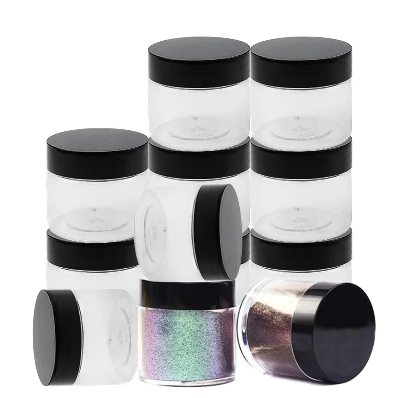 

12/24/36Pcs 2 OZ 50ml Cosmetic Face Cream Jar with Lid Travel Refillable Jars Pill Storage Bottles Organizer Boxe Makeup Jar Pot