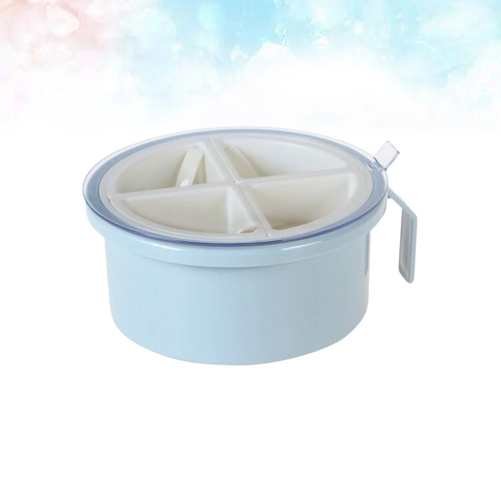 

4-grids Seasoning Box Condiment Storage Case Salt Shaker Seasoning Jar 4-grids Seasoning Box Home Kitchen Tool