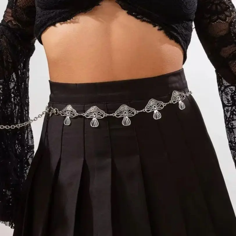 Ретро Кружевная Цепочка Для Тела В Виде Гриба Готическое Нео-готическое Женское