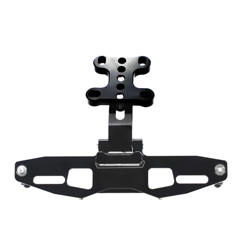

Motorbike Aluminum Registration Plate Holder Adjustable License Bracket Frame with LED Light for TFX150 MslaL150 drop shipping