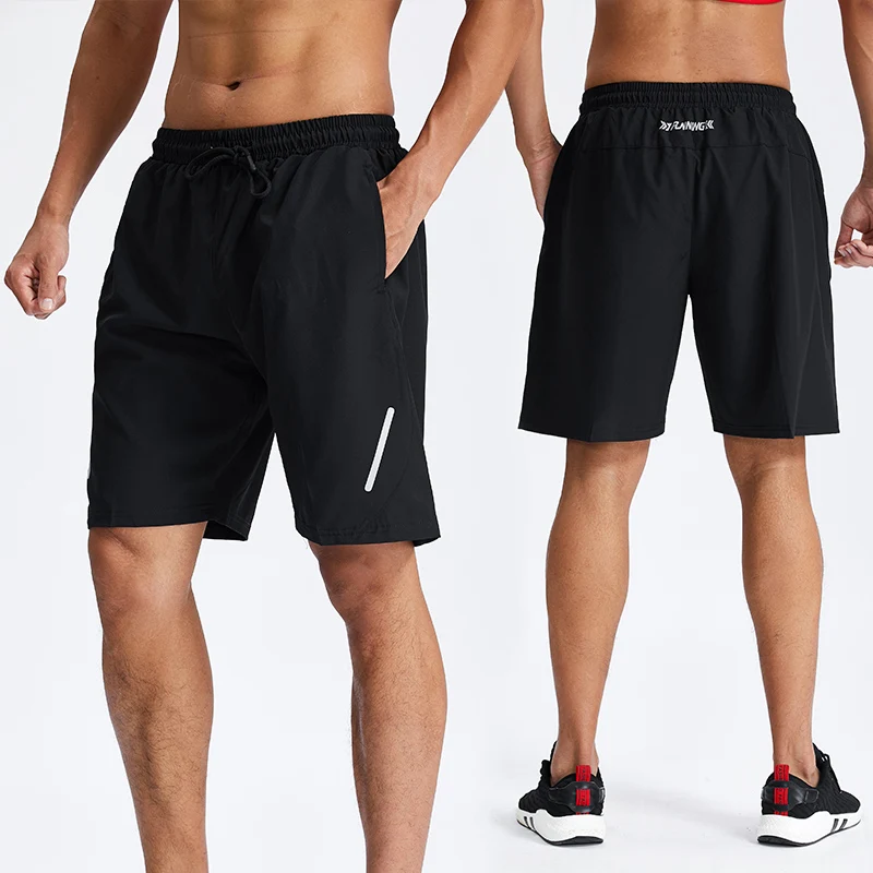Men's Summer Running Shorts Pocket Quick Drying Gym Fitness Sport Shorts Jogging Men's Workout Shorts Sports Short Pants