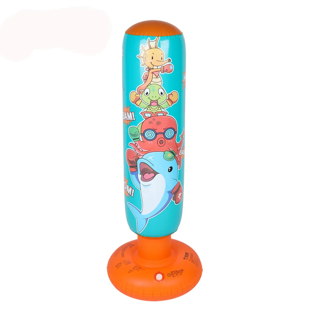 

Children Punching Bag Kick Boxing Fitness Inflatable Kids Sandbag Punching Bag Boxing Home Gym Fitness Boxing Fight Training