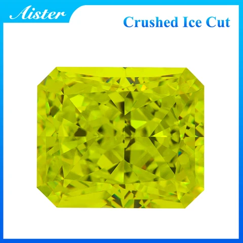 Apple Green Radiant Crushed Ice Cut Бисерины