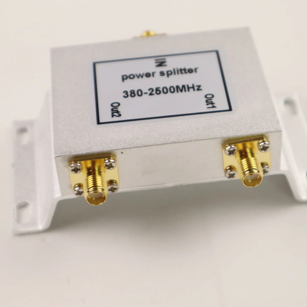 ZQTMAX 2 Way SMA Power Splitter 380mhz~2500MHz for GSM UMTS WCDMA CDMA 2G 3G 4G lte Signal Booster Repeater