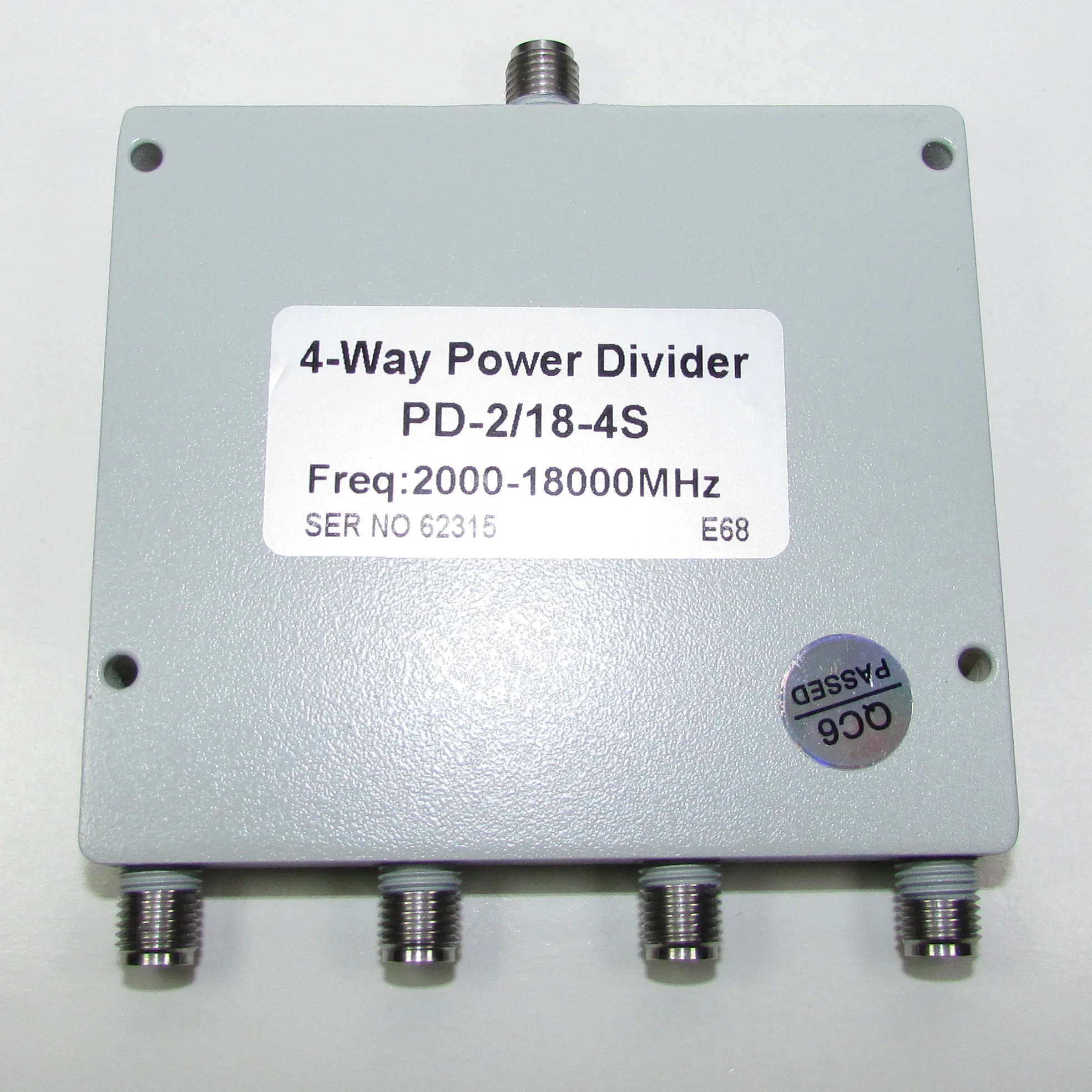 

PD-2/18-4S 2-18GHz 20W SMA, сплиттер для микроволновой печи