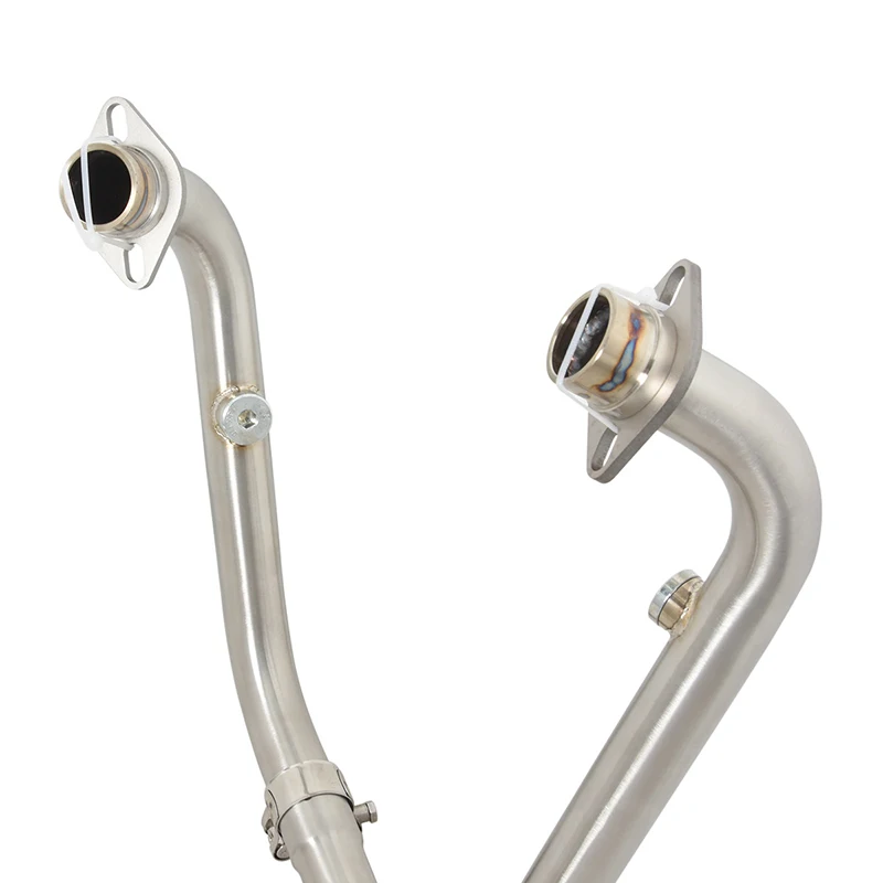 Передняя соединительная труба выхлопной системы мотоцикла с скользящим