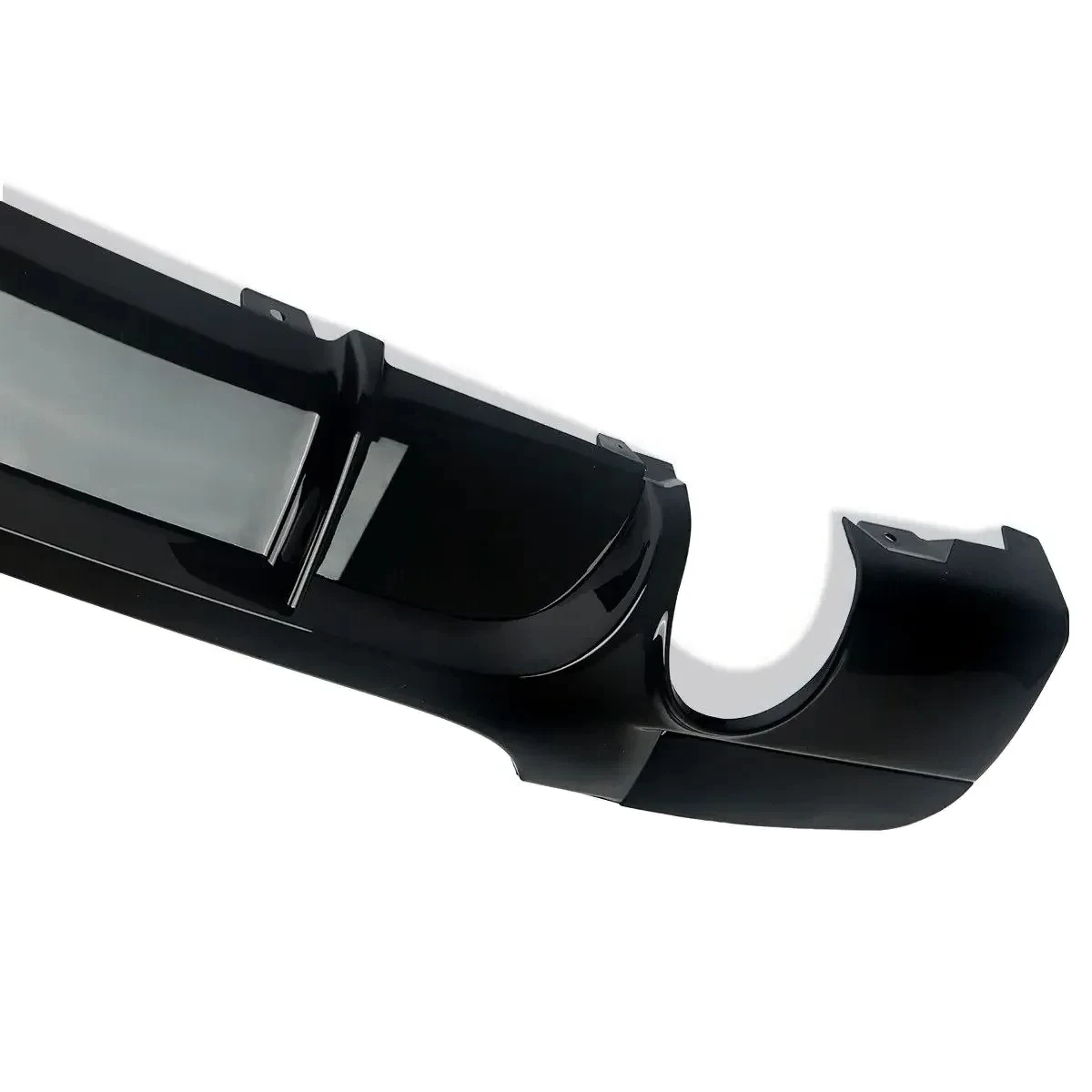 do BMW serii 3 325i 335i E90 E91 M Sport 2005-2013 tylny zderzak dyfuzor osłona wargi zestaw akcesoriów błyszcząca czerń