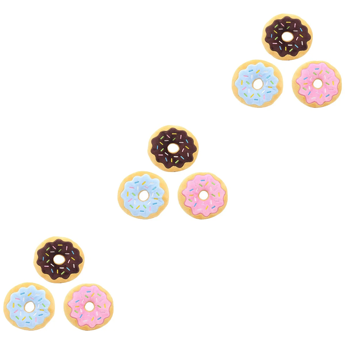 

Cleaning Dog Squeaky Squeaky Dog Chew Donut Stuffed Plush