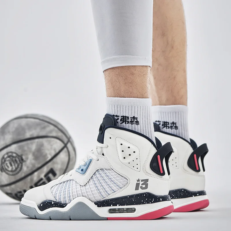 Basketball Shoes Men High Top Breathable Sneakers Men Outdoor Non-Slip Athletic Fashion Tennis Sport Shoes Male Zapatillas
