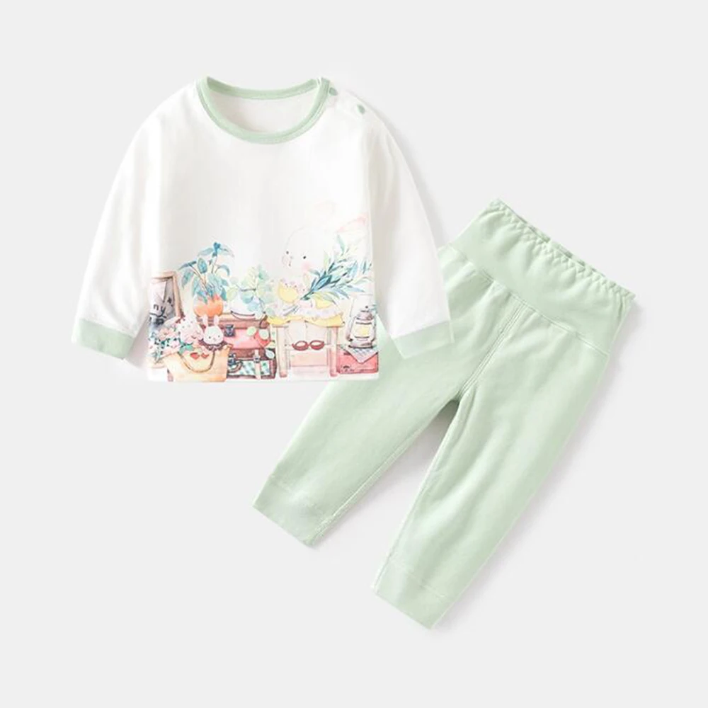 Комплект одежды для маленьких мальчиков Топ с длинным рукавом и штаны высокой