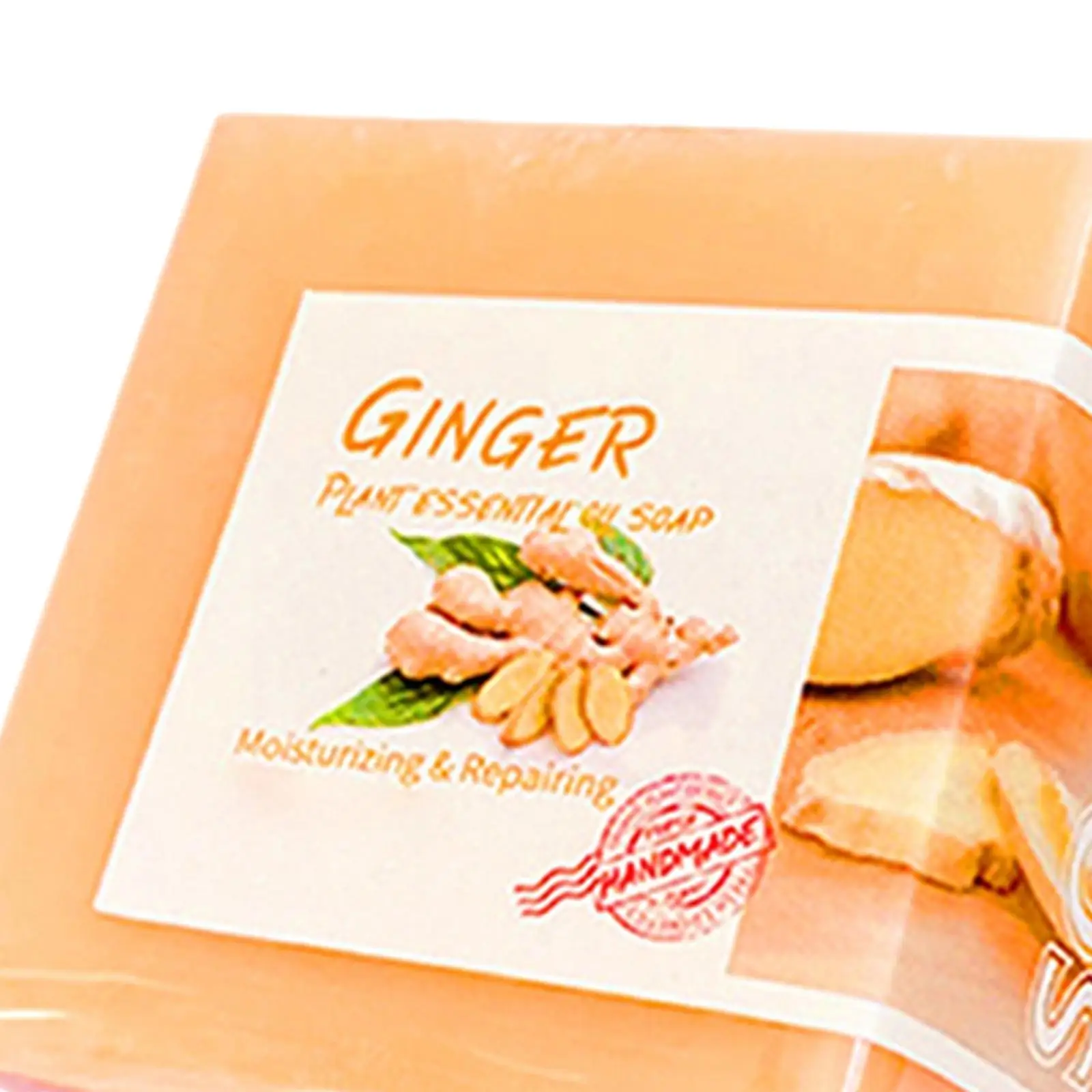 

Ginger Handmade Soap Anti Swelling Lymphatic Drainage Turmeric Bar Soap 100g