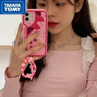 takara tomy for iphone 12 12 pro 12 pro max silicone pink case for iphone 11 11 pro 11 pro max xsmax xr x full coverage cover