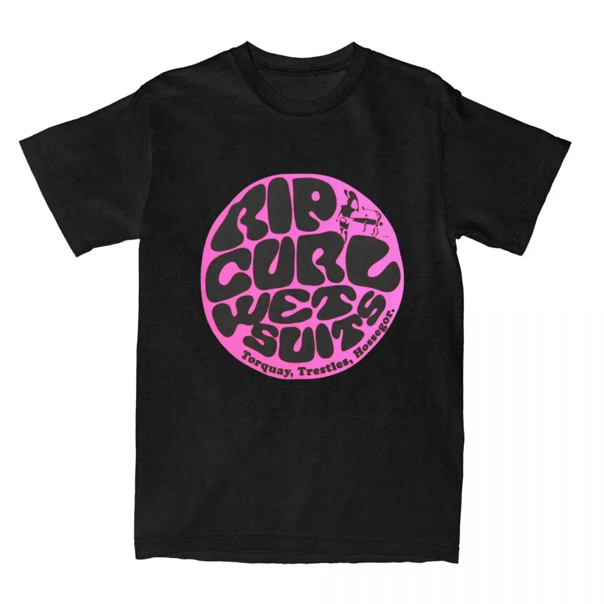 Футболка Rip Curl для мужчин и женщин классные Забавные футболки серфинга 100% хлопок