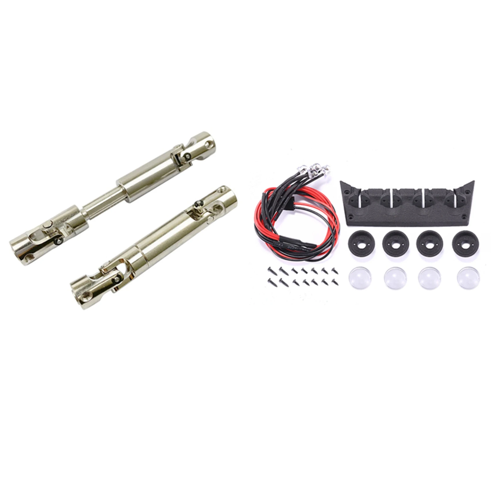 

Металлический Универсальный приводной вал CVD, 2 и для MN86S MN86 MN86KS MN86K MN G500, Радиоуправляемый автомобиль, светодиодная крыша, лампа, прожектор ба...