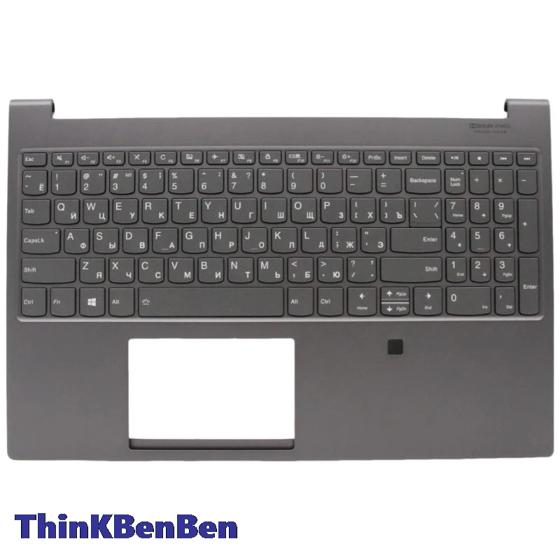 RU русская железно-серая клавиатура верхний чехол упор для рук Lenovo Ideapad Yoga C940 15 15IRH