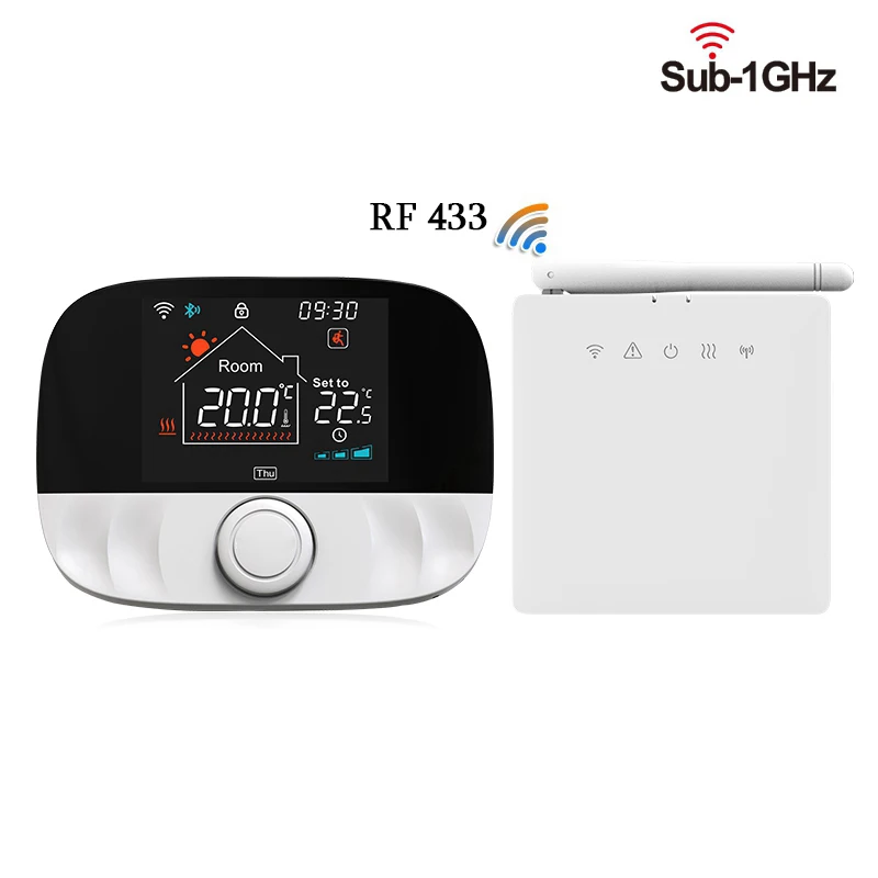 

Беспроводной термостат Tuya RF433 с поддержкой Wi-Fi и управлением через приложение