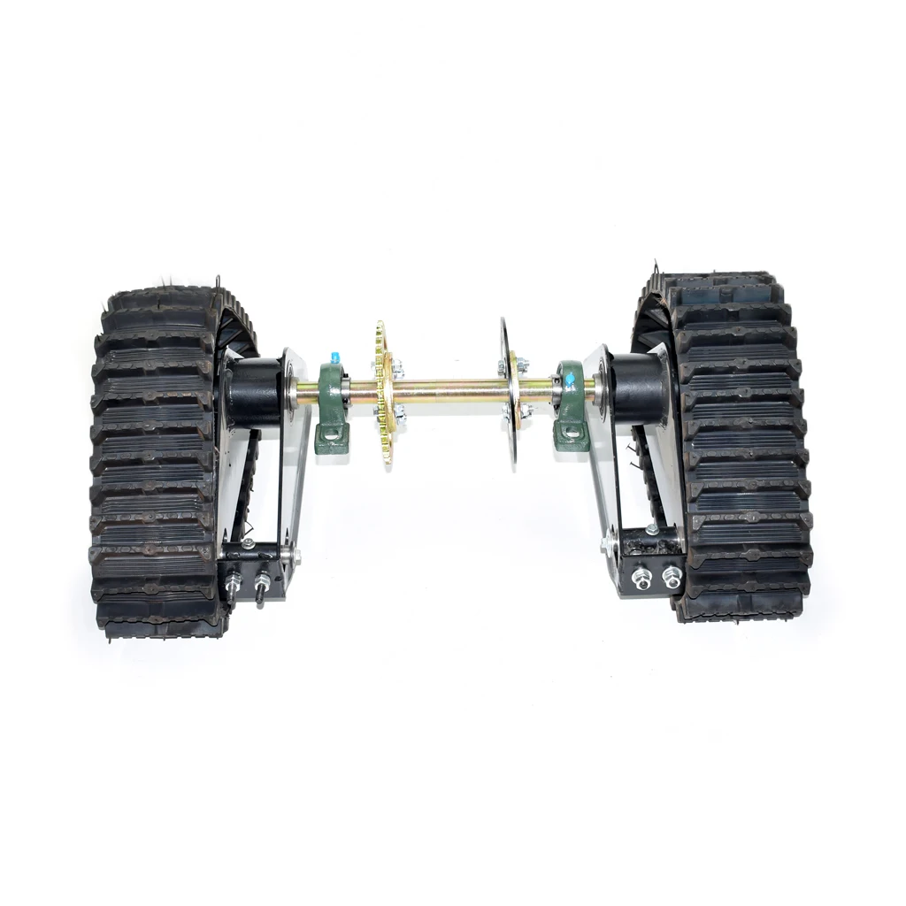 

Gas engine Go Kart Karting UTV Buggy Quad Rear wheel ATV Snow Sand Snowmobile Tracks assembly with axle chain sprocket brake dis