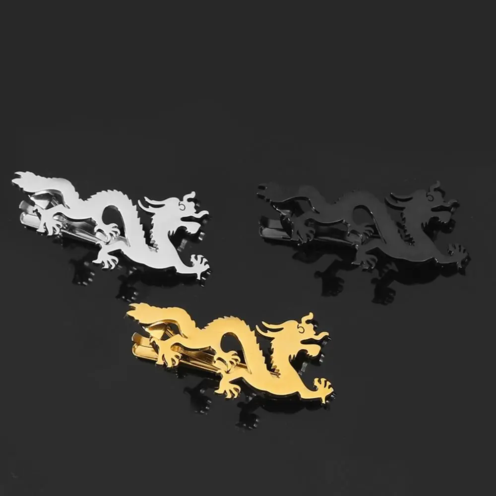 Зажим для галстука с драконом в китайском стиле этнический древний китайский