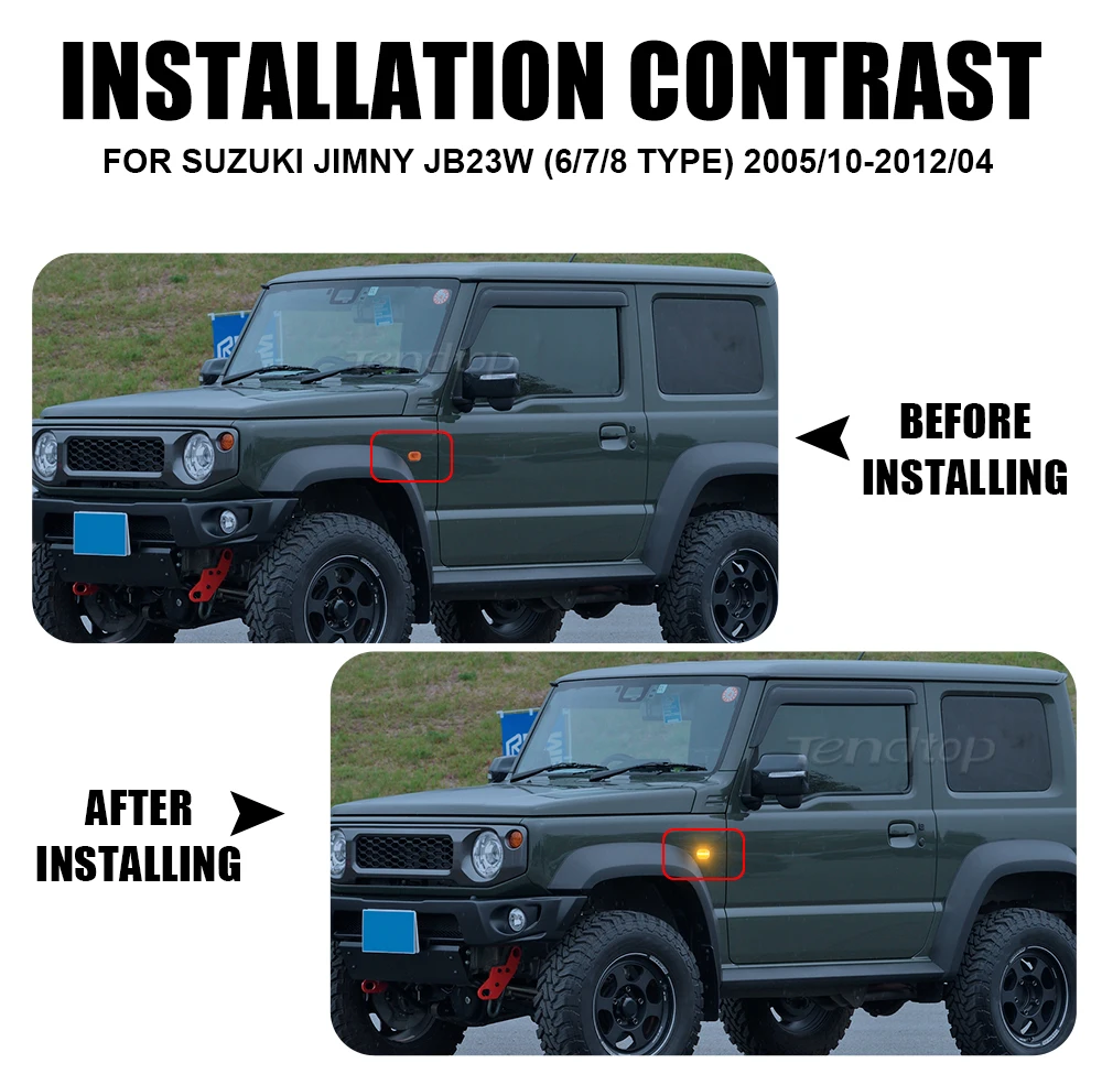 Динамический боковой габаритный фонарь указатель поворота повторитель мигалка