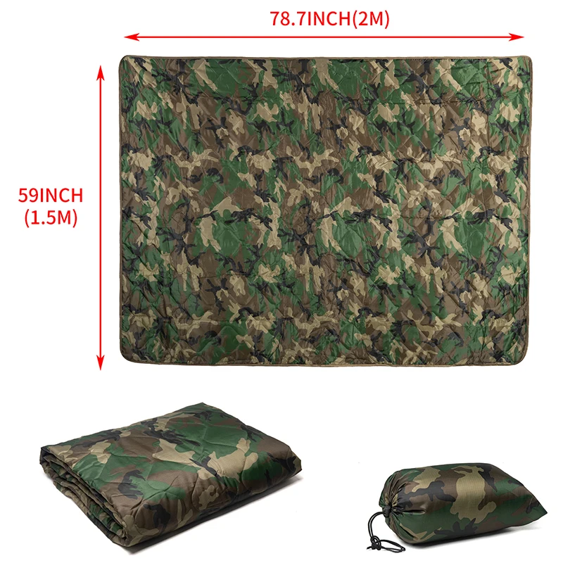 

Туристический Камуфляжный коврик для кемпинга, искусственное одеяло для пикника, ультралегкое одеяло, туристический спальный матрас, тури...