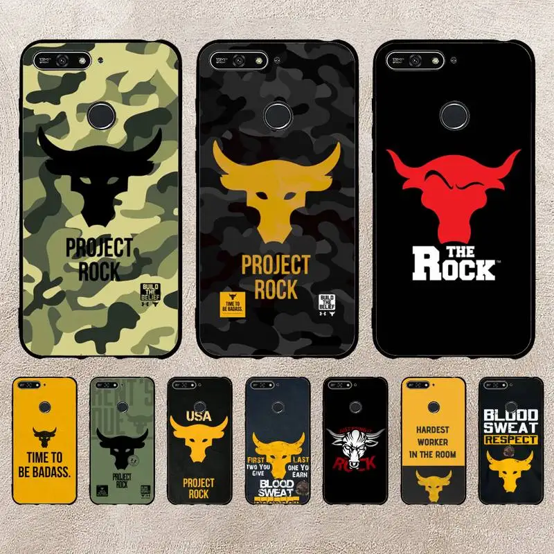 

Project Rock Phone Case For Xiaomi 11 10 12Spro A2 A2lite A1 9 9SE 8Lite 8explorer F1 Poco 12S Ultra Cove