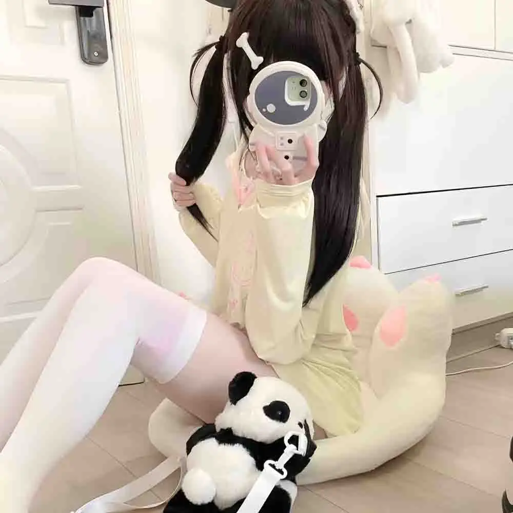 Фото Женская летняя солнцезащитная толстовка с капюшоном в стиле аниме Sanrio Hello Kitties, милый мультяшный принт, свободный крой, прохладная ткань, стильная куртка для девушек №2