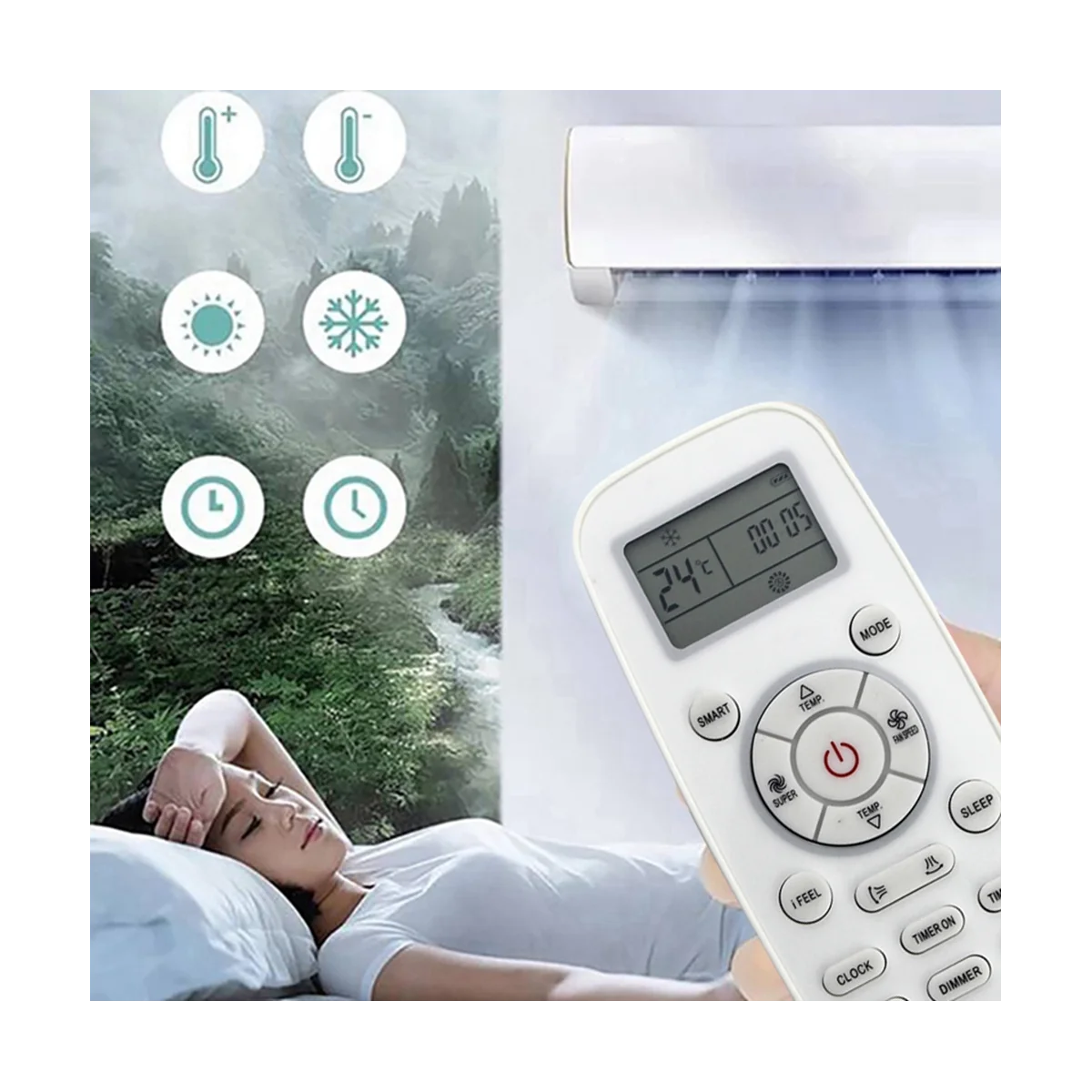 DG11L1-01 универсальный пульт дистанционного управления для кондиционера воздуха