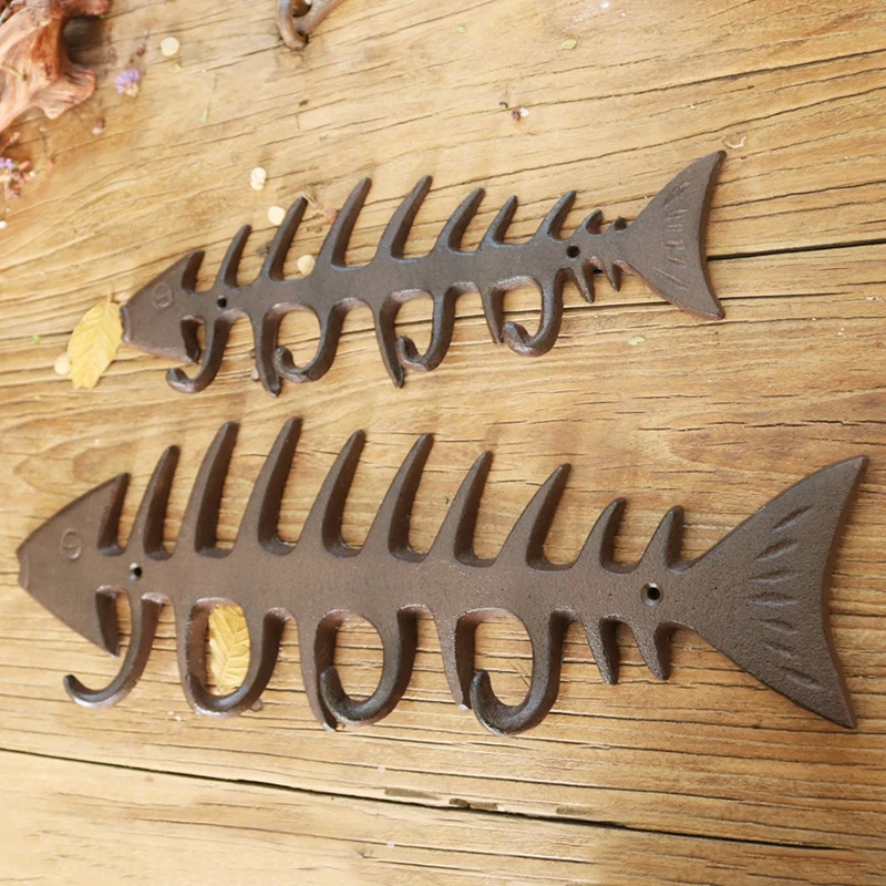 Сельские ретро чугунные поделки креативный крючок для спальни шкафа шляпы