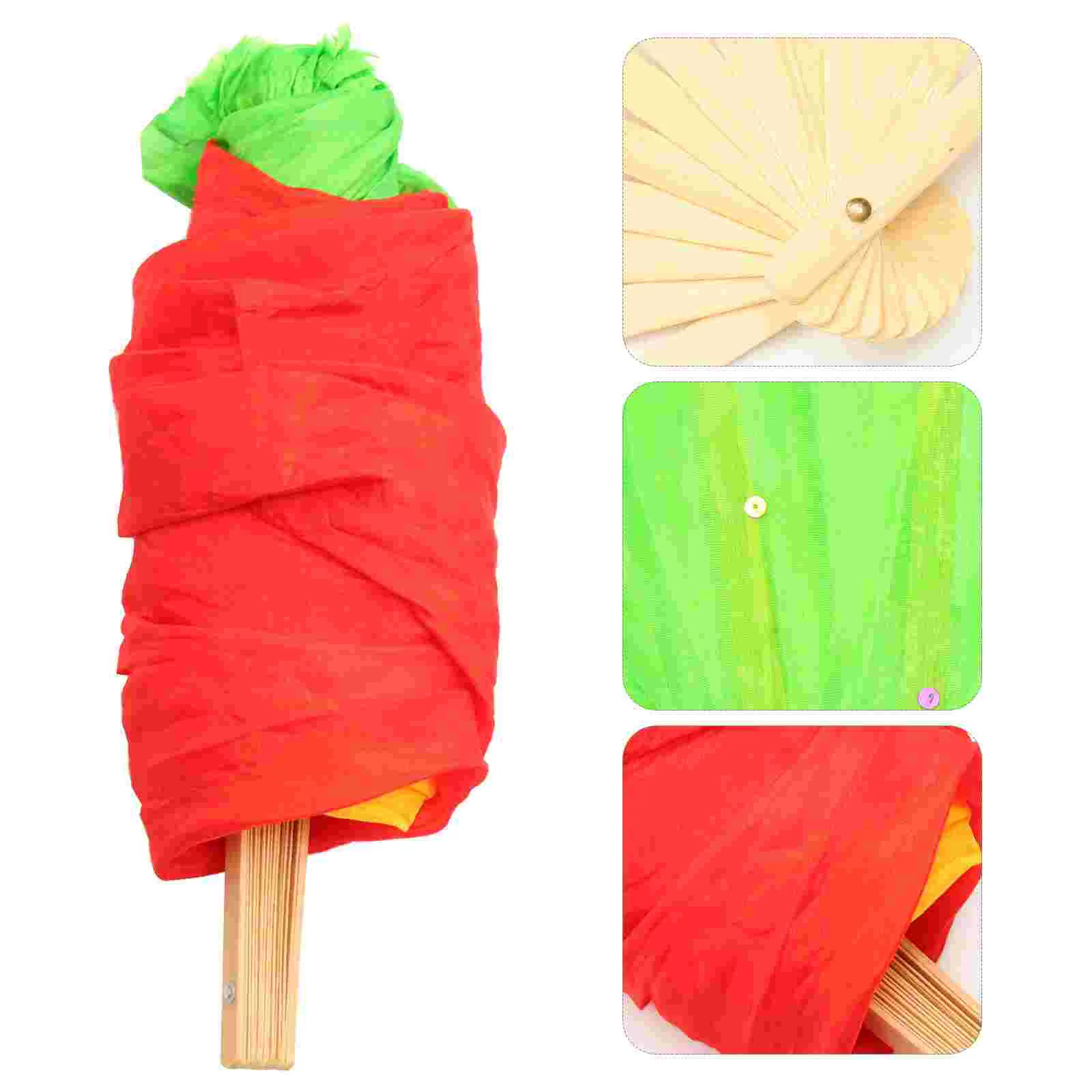 Атласный веер для танцев