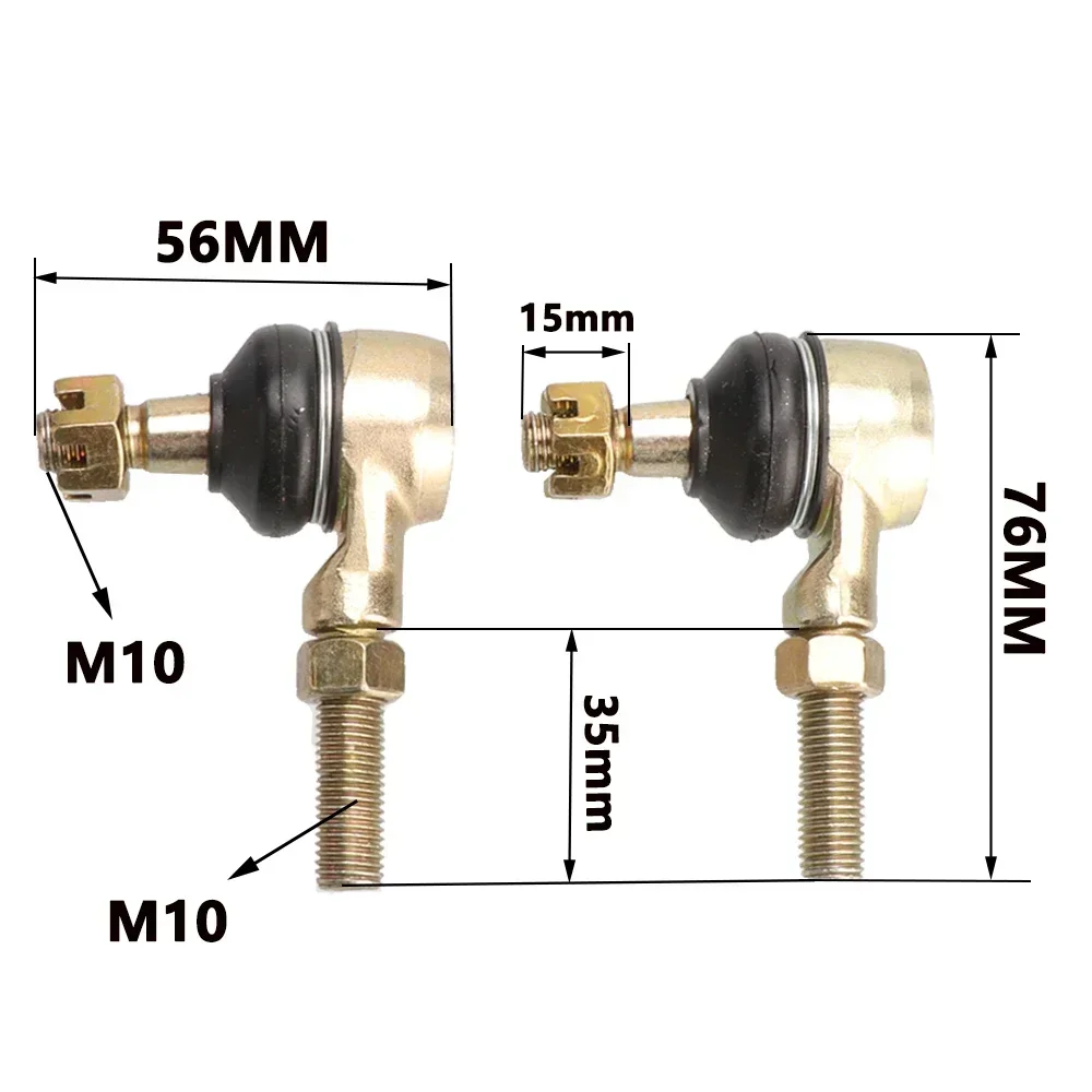 Комплект наконечников рулевой тяги ATV M10-M10 для Yamaha Banshee 350 Raptor 125cc 150cc 200cc 250cc 660 YFM125 250