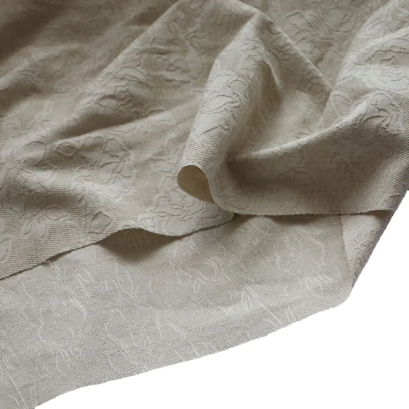 Жаккардовое платье из хлопка и льна, ширина 50x148 см Жаккардовое платье из хлопка и льна, ширина 50x148 см