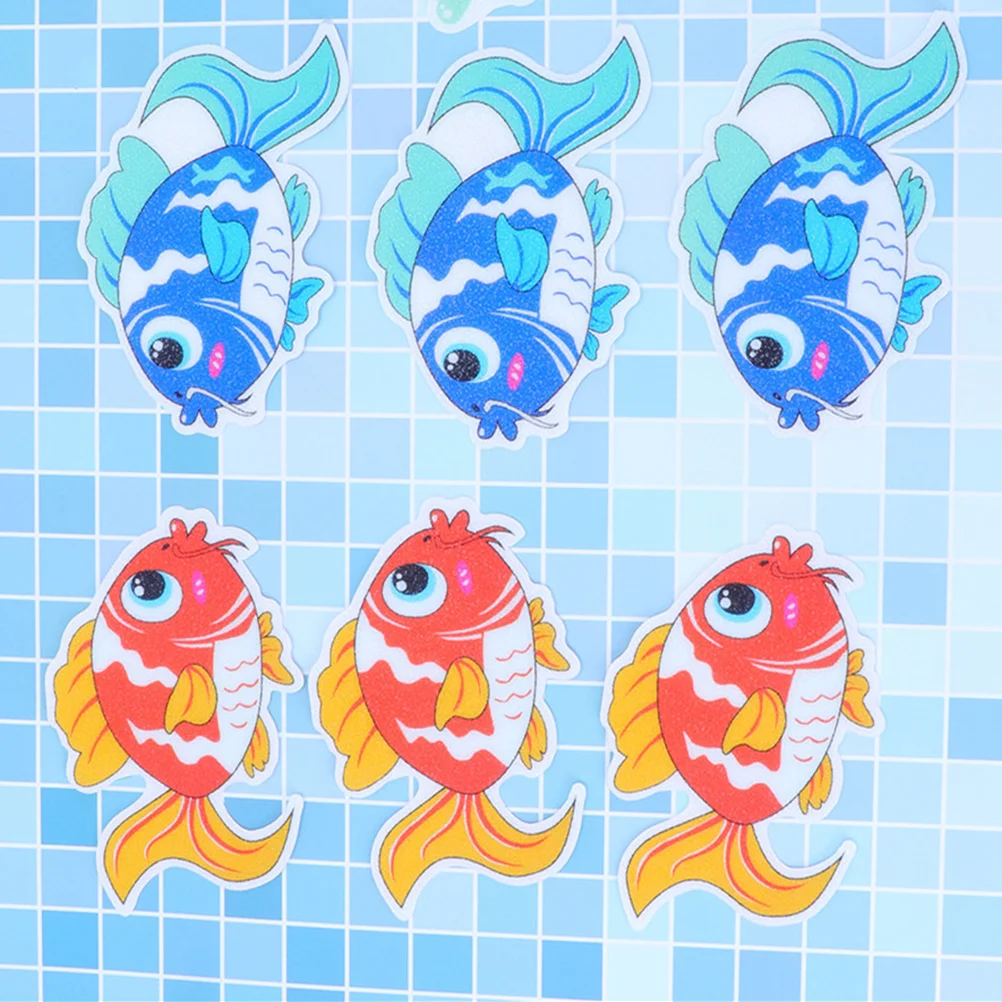 

Stickers Bathtubanti Bath Non Tub Decals Fish Treads Shower Safety Strips Appliques Decal Shapepasters Hotel Home Bathroom Grip