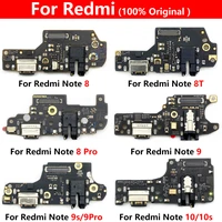 for redmi note 10 s 100 original usb plug pcb dock for redmi note 10 8t 9 9s 8 pro charger charging port connector with mic
