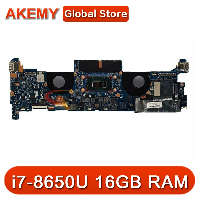 

Akemy DA0Y0PMBAF0 L31867-601 with i7-8650U CPU 16GB RAM GM For HP X360 1030 G3 laptop motherboard mainboard tested full 100%
