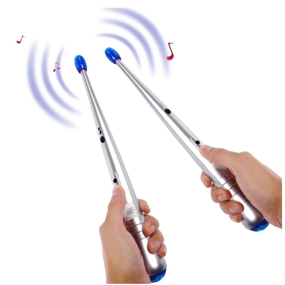 

1Pair Electronic Air Drum Rock Beat Rhythm Stick Percussion instrument Tool Kids Lightweight Rhythm Sticks Music Drum