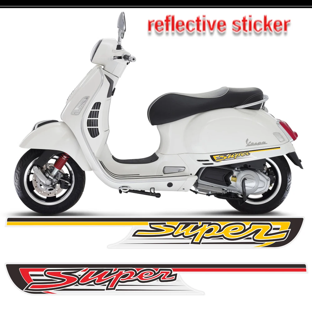 Наклейки на корпус Мотоцикла светоотражающие наклейки для PIAGGIO VESPA GTS SUPER 125 300 MY19 MY