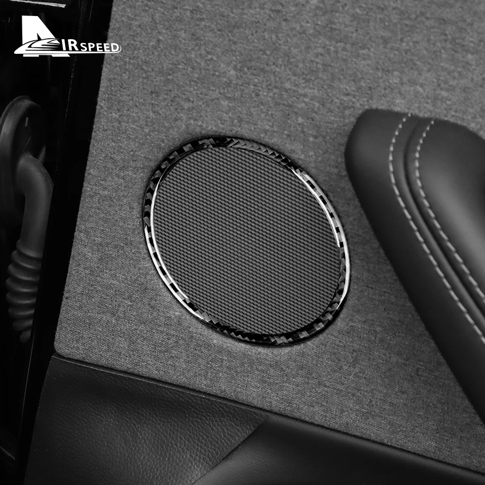 Настоящая мягкая наклейка из углеродного волокна для Tesla Model 3 Highland 2024 звуковое