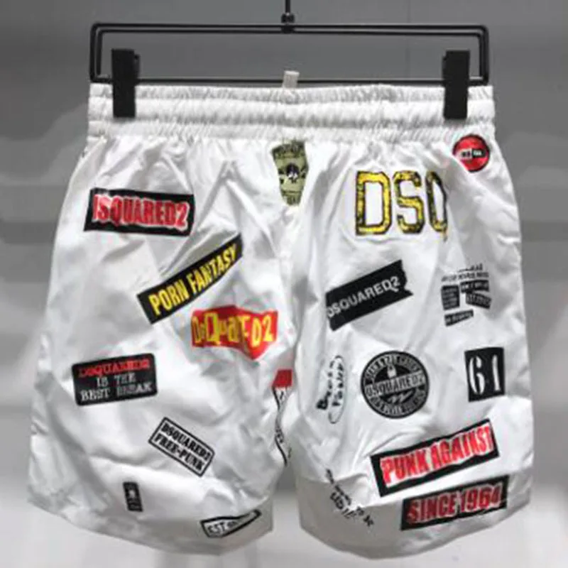 Летние новые двухслойные спортивные шорты 2-в-1 DSQ2