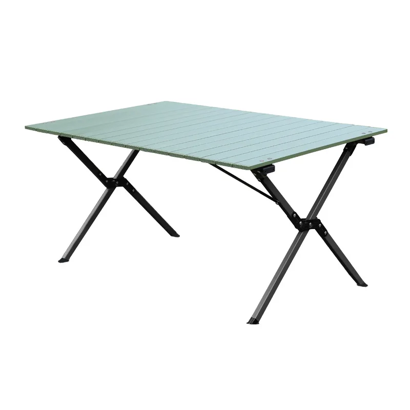 

Aoliviya Sh Новый зеленый складной стол для кемпинга на открытом воздухе портативный стол из алюминиевого сплава открытый стол для яиц складной стол для барбекю