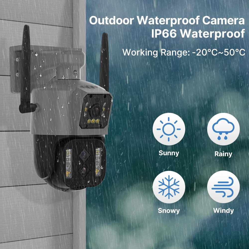 Рисунок 5 - Умная PTZ-камера видеонаблюдения с двумя объективами