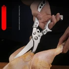 Кухонный нож шеф-повара, мощная куриная кость, ножницы для курицы, утка, нож для рыбы, ножницы, ножи из нержавеющей стали, весы, чистый нож для повара