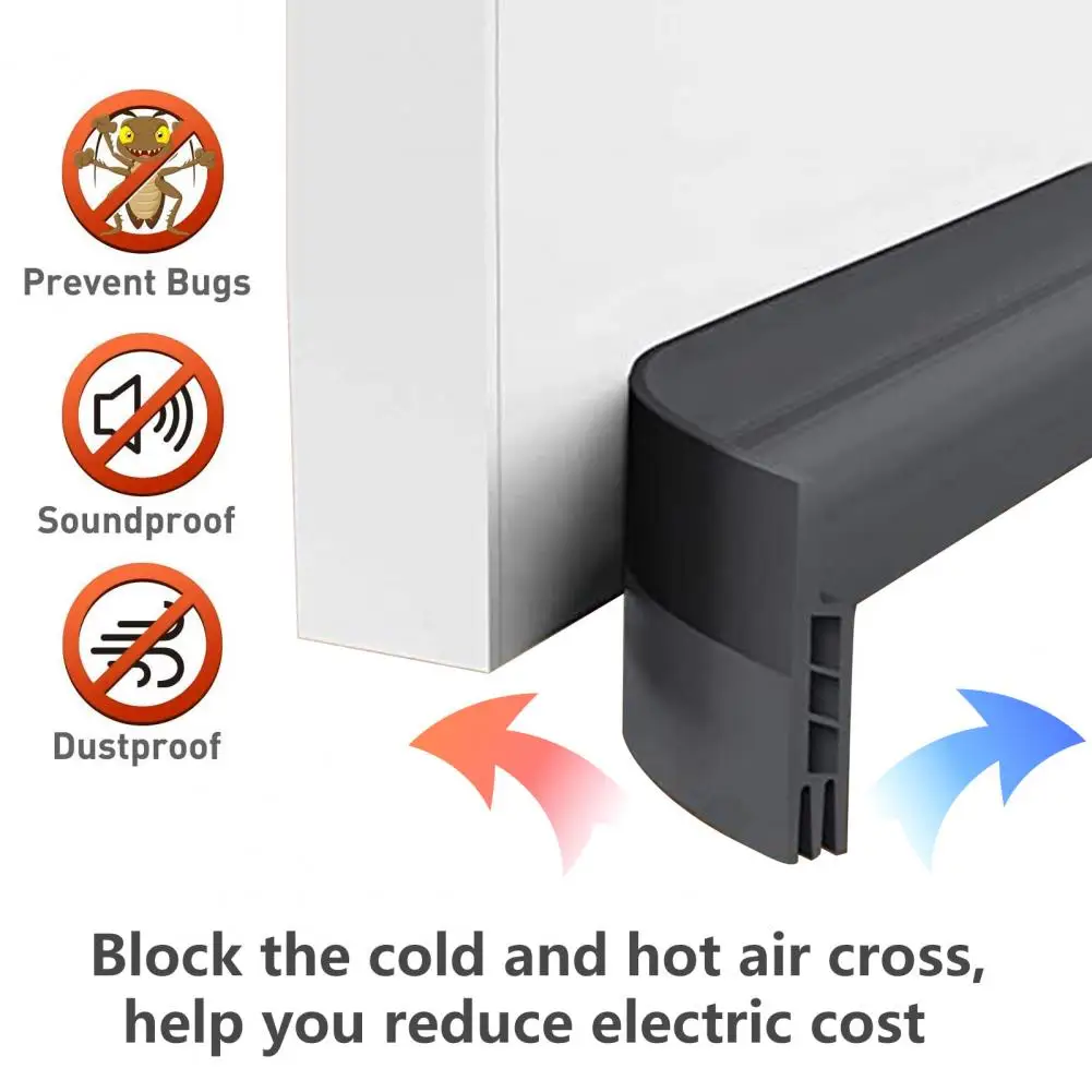 

Effective Keep Warm Stop Wind Reduce Noise Door Guard Sealer Anti-slip Door Bottom Gap Seal Strips Door Accessories