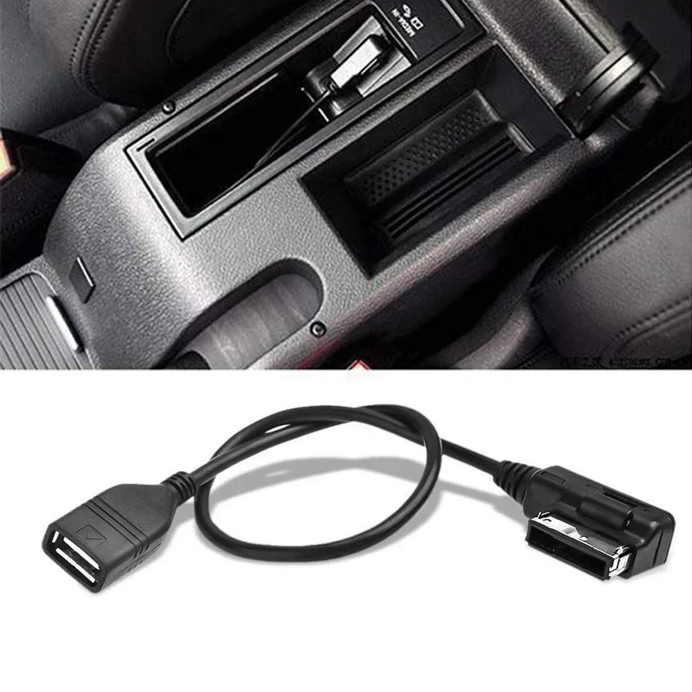 Автомобильный USB AUX музыкальный кабель AMI sma Plug And Play черный для A4L A5 A8 Q5 из ПВХ новый