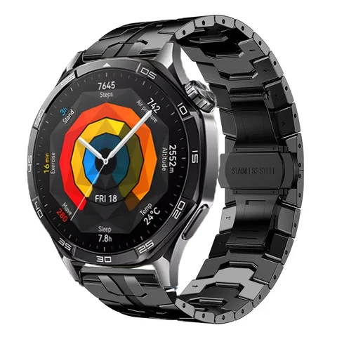 Ремешок из нержавеющей стали Jansin 22 мм для Huawei Watch GT5/GT4/GT2e